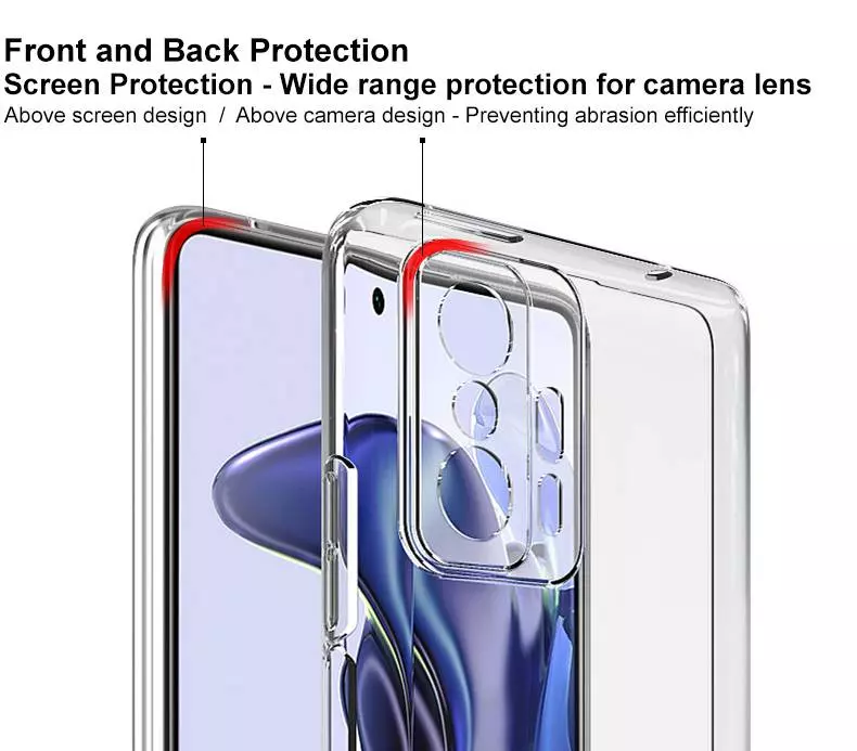 Чехол бампер для Xiaomi 11T / Xiaomi 11T Pro Imak Air Crystal Clear (Прозрачный) 6957476860673 Чехол бампер для Xiaomi 11T / Xiaomi 11T Pro Imak Air Crystal Clear (Прозрачный) 6957476860673