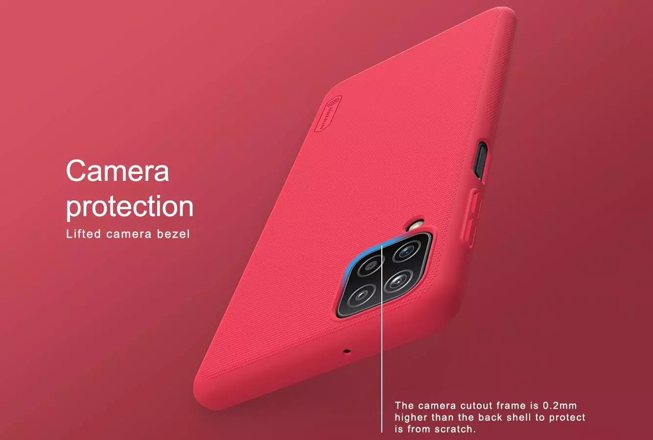 Чехол бампер Nillkin Super Frosted Shield для Samsung Galaxy M62 Black (Черный)