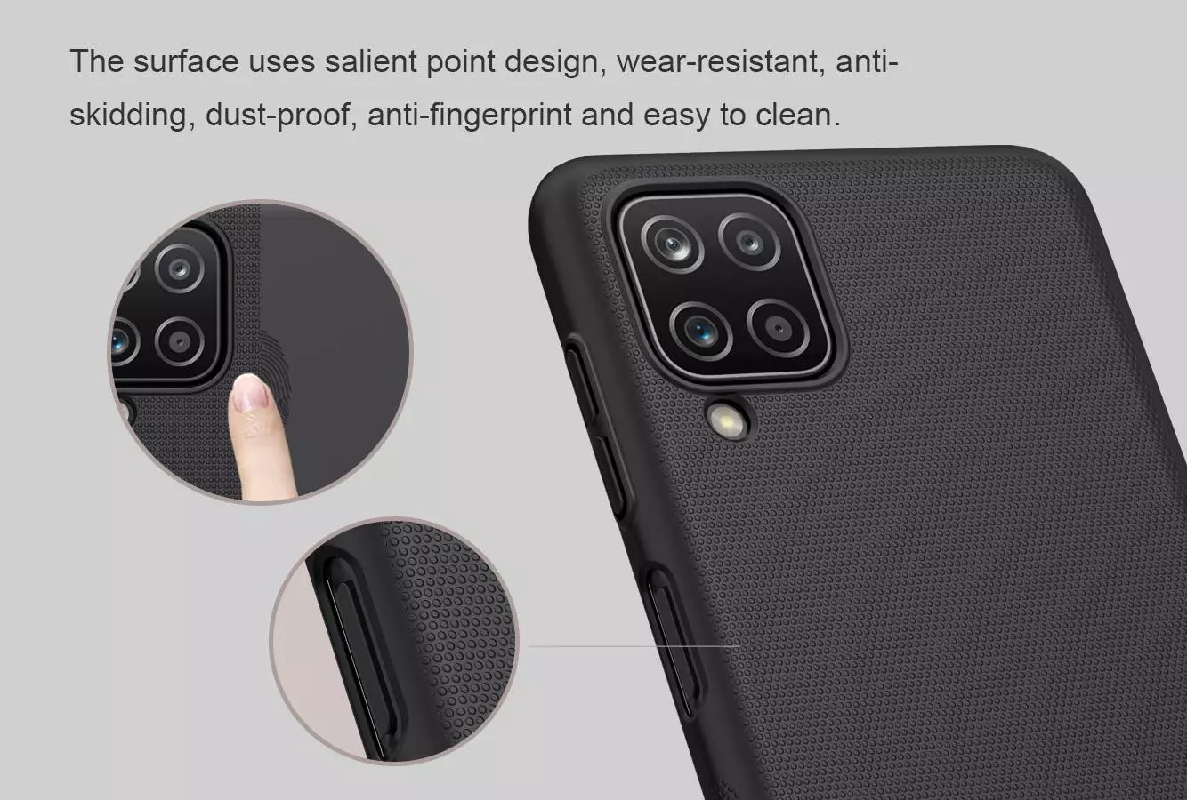 Чехол бампер Nillkin Super Frosted Shield для Samsung Galaxy M62 Blue (Синий)
