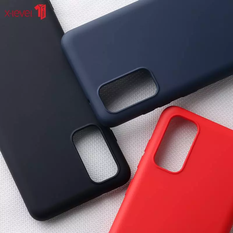 Чехол бампер X-Level Silicone для Samsung Galaxy M62 Red (Красный)