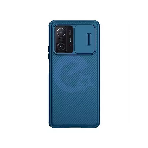 Чехол бампер для Xiaomi 11T / Xiaomi 11T Pro Nillkin CamShield Pro Blue (Синий)