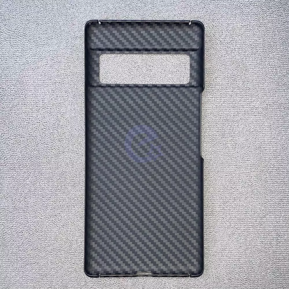 Чехол бампер для Google Pixel 6 Anomaly Carbon Plaid (Открытый модуль камеры) Black (Черный)