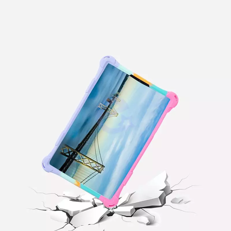 Силиконовый чехол бампер Ainiyo Pop It cover для планшета Lenovo Tab M10 Plus FHD TB-X606 10.3" Розовая радуга