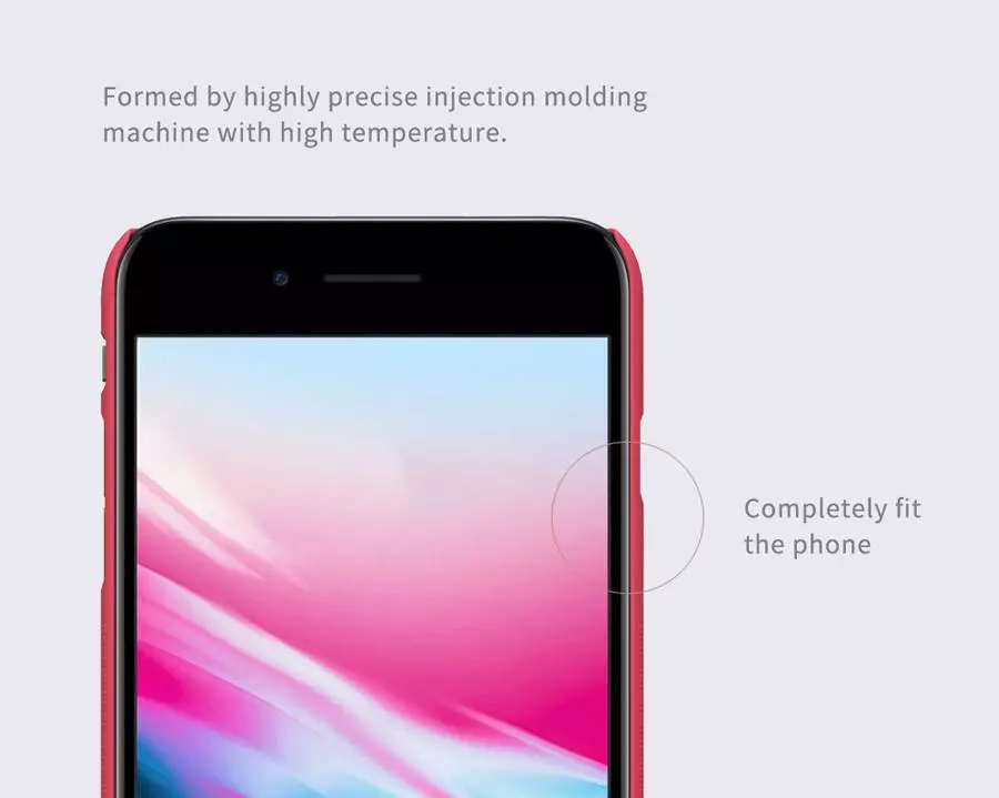 Чехол бампер Nillkin Super Frosted Shield для iPhone SE 2020 Gold (Золотой) 6902048148130