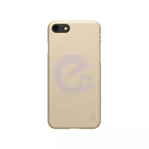 Чехол бампер Nillkin Super Frosted Shield для iPhone SE 2020 Gold (Золотой) 6902048148130