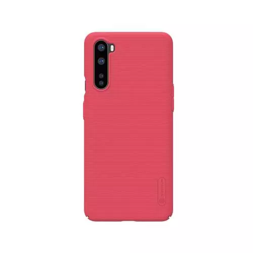 Чехол бампер Nillkin Super Frosted Shield для OnePlus Nord Red (Красный) 6902048202702