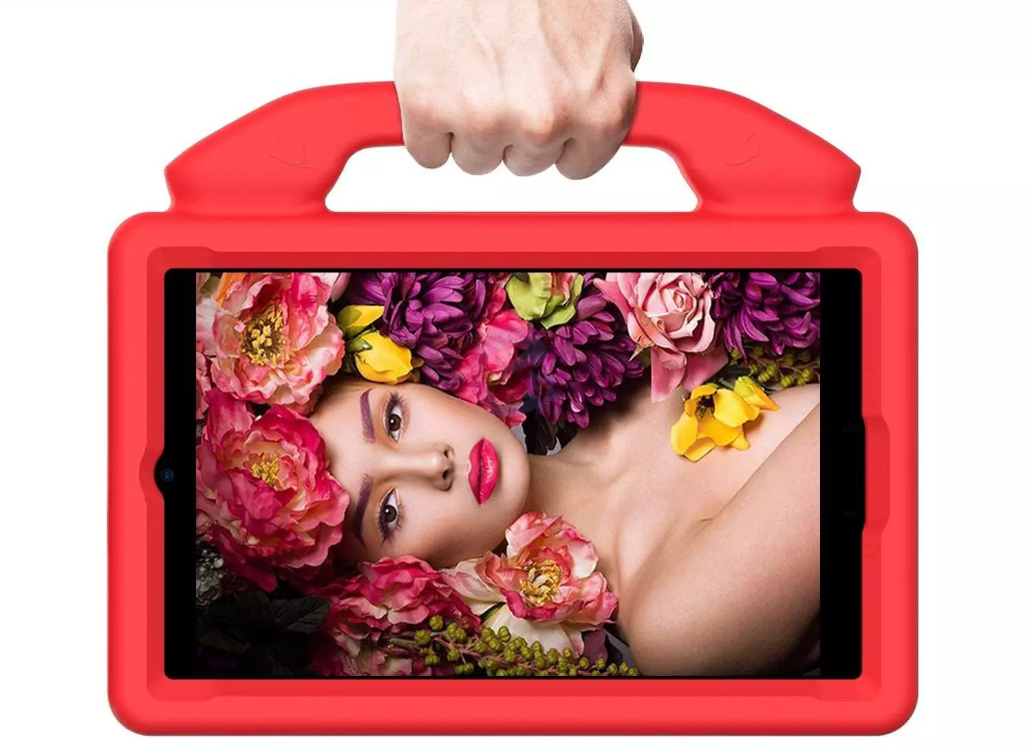Противоударный силиконовый чехол Eva Kids Like hands для планшета Lenovo Tab M8 FHD TB-8705 / 8505 8.0" Красный