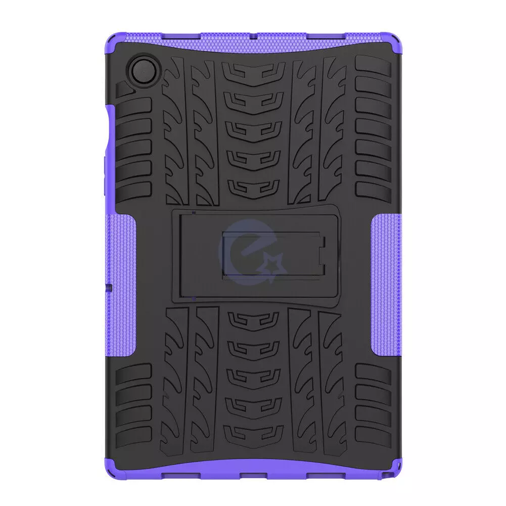 Чехол бампер для Samsung Galaxy Tab A8 10.5" SM-X200 X205 2022 KAMII Shockproof Heavy Duty Фиолетовый