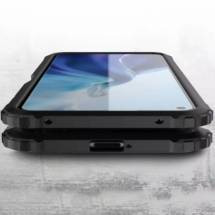 Чехол бампер для Xiaomi Mi 11 Lite / 11 Lite 5G NE Rugged Hybrid Tough Armor Silver (Серебристый)