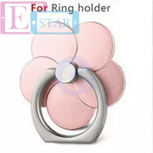 Алюминиевое кольцо-подставка Anomaly Gview Flower для смартфонов и телефонов Rose Gold (Розовое Золото)