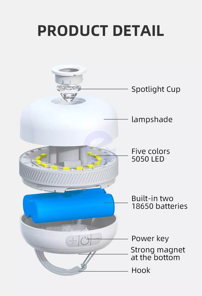 Портативний світлодіодний ліхтар, що перезаряджається Anomaly LV10 Charging 240 Hours 100W White (Білий)