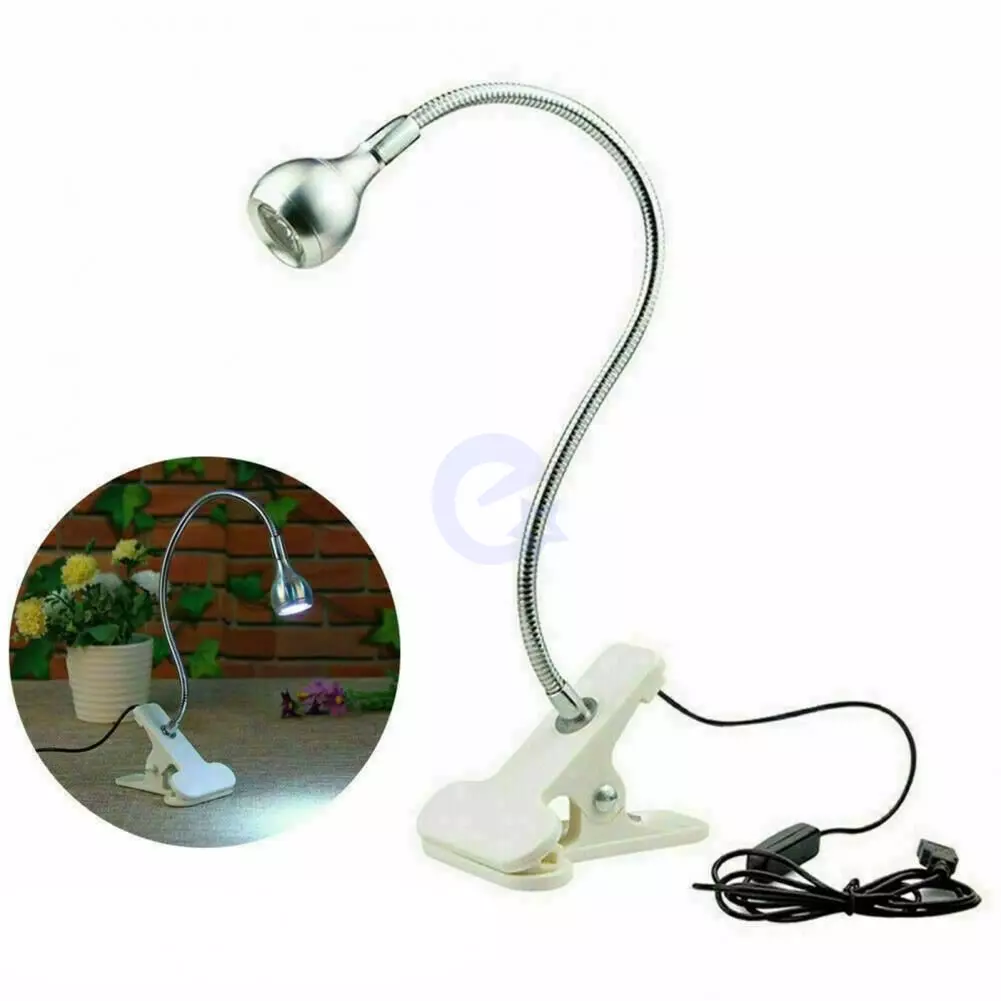 Настільна лампа з живленням від USB та затискачем Anomaly Light Flexible LED Silver (Сріблястий)