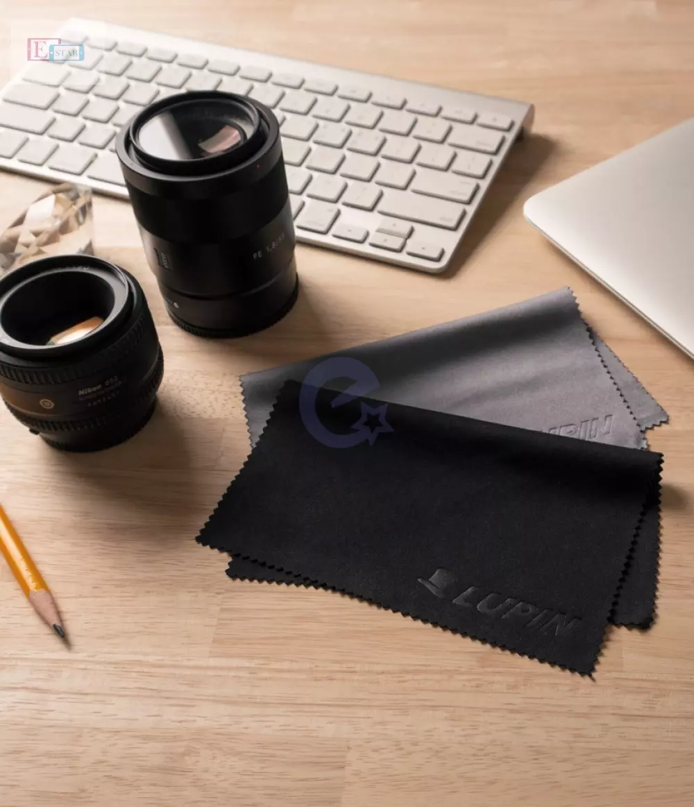 Комплект салфеток из микрофибры для чистки смартфонов / мониторов Ringke Lupin Package (4 шт) Black (Черный)