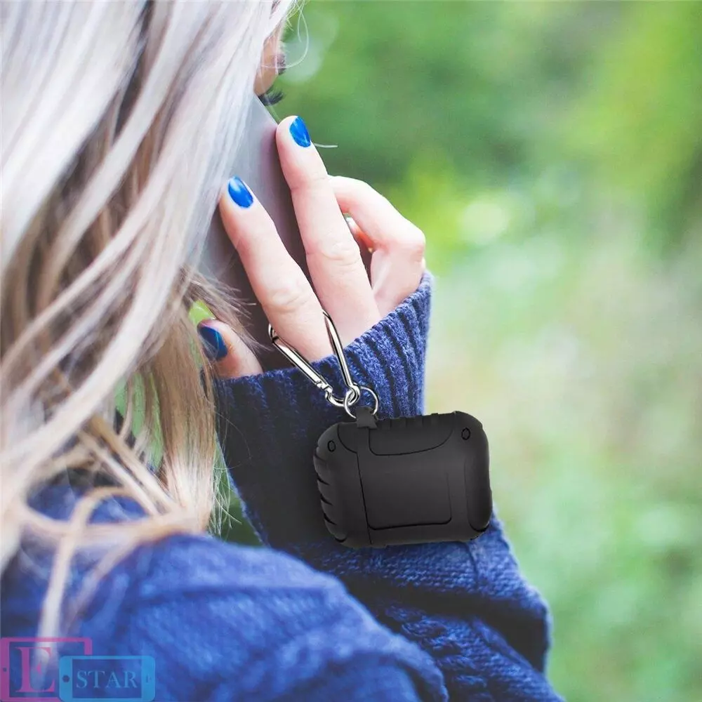 Защитный силиконовый чехол для AirPods Anomaly Armor Protective Case Gray (Серый)