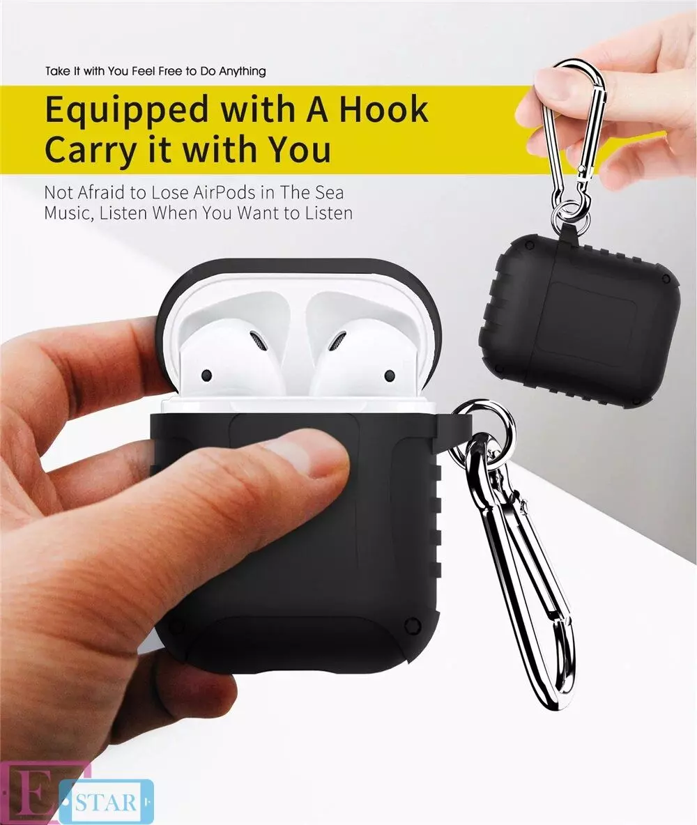 Защитный силиконовый чехол для AirPods Anomaly Armor Protective Case Gray (Серый)