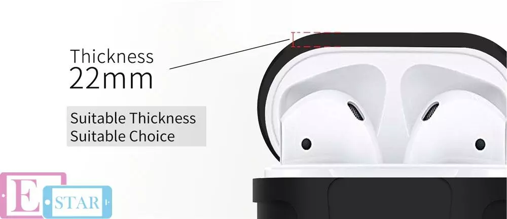 Защитный силиконовый чехол для AirPods Anomaly Armor Protective Case Gray (Серый)