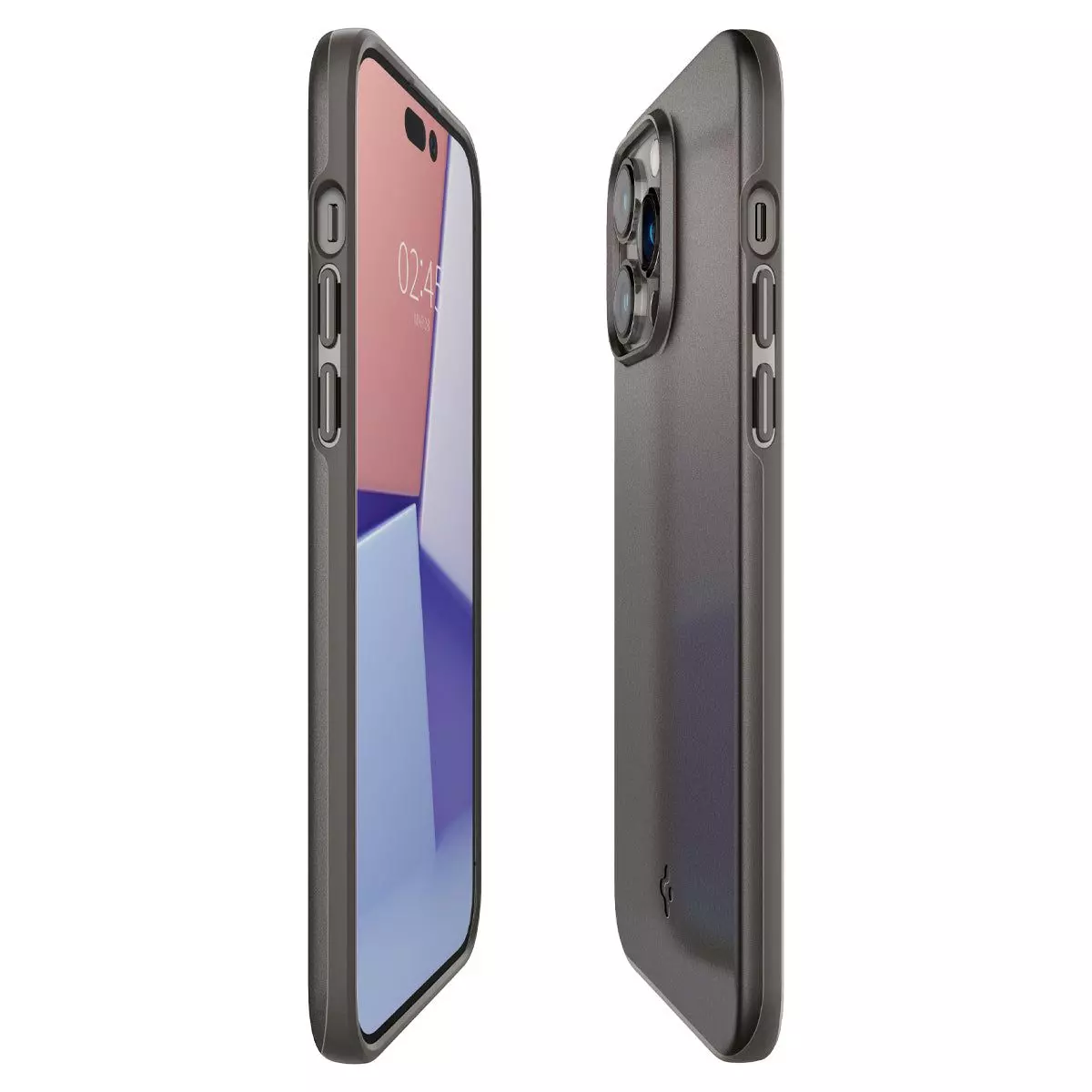 Протиударний чохол бампер Spigen Thin Fit для iPhone 14 Pro Max Gunmetal (Збройовий метал) ACS04767 Протиударний чохол бампер Spigen Thin Fit для iPhone 14 Pro Max Gunmetal (Збройовий метал) ACS04767