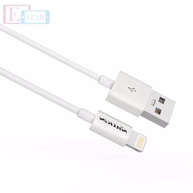 Высокоскоростной кабель для зарядки и передачи данных Apple iPhone iPod iPad Nillkin Rapid Cable Lightning 1.0 м White (Белый)