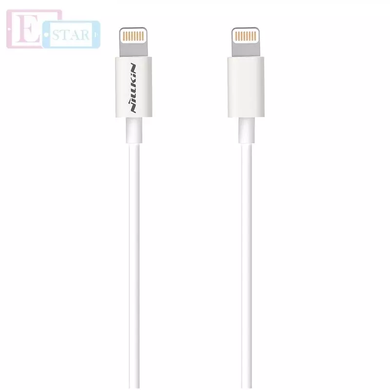 Высокоскоростной кабель для зарядки и передачи данных Apple iPhone iPod iPad Nillkin Rapid Cable Lightning 1.0 м White (Белый)