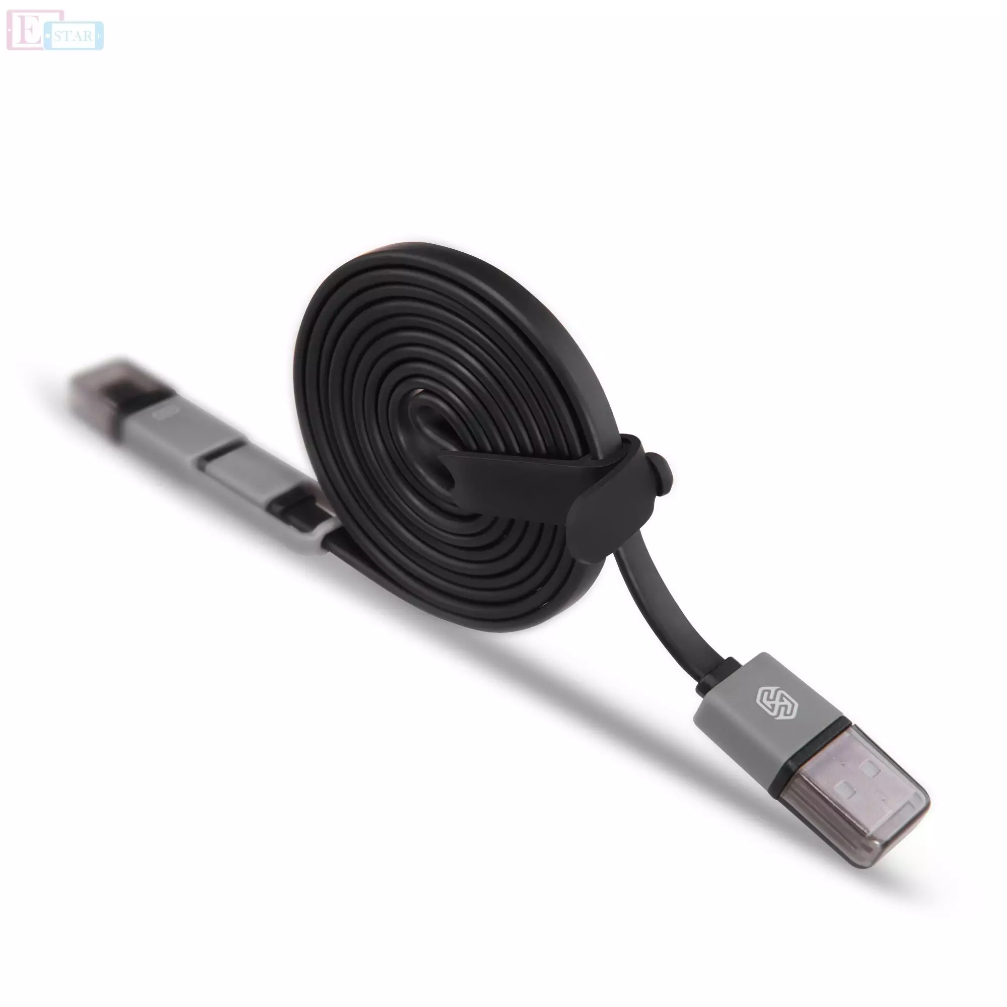 Високошвидкісний кабель для заряджання та передачі даних Nillkin Plus Type C - MicroUsb для смартфонів та телефону 1,2 м Black (Чорний) Високошвидкісний кабель для заряджання та передачі даних Nillkin Plus Type C - MicroUsb для смартфонів та телефону 1,2 м Black (Чорний)