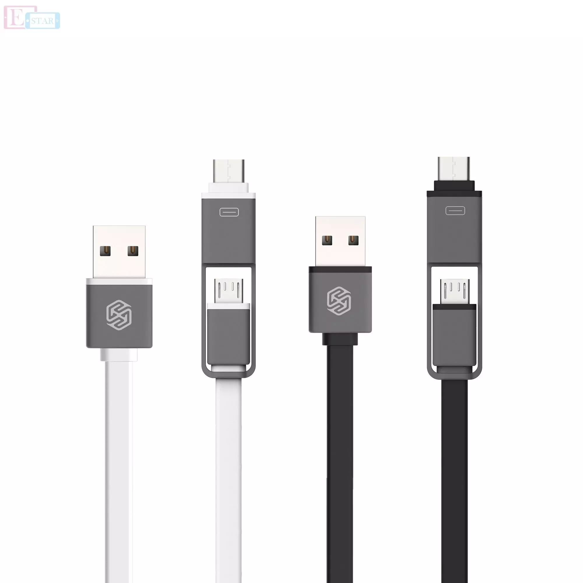 Високошвидкісний кабель для заряджання та передачі даних Nillkin Plus Type C - MicroUsb для смартфонів та телефону 1,2 м Black (Чорний) Високошвидкісний кабель для заряджання та передачі даних Nillkin Plus Type C - MicroUsb для смартфонів та телефону 1,2 м Black (Чорний)