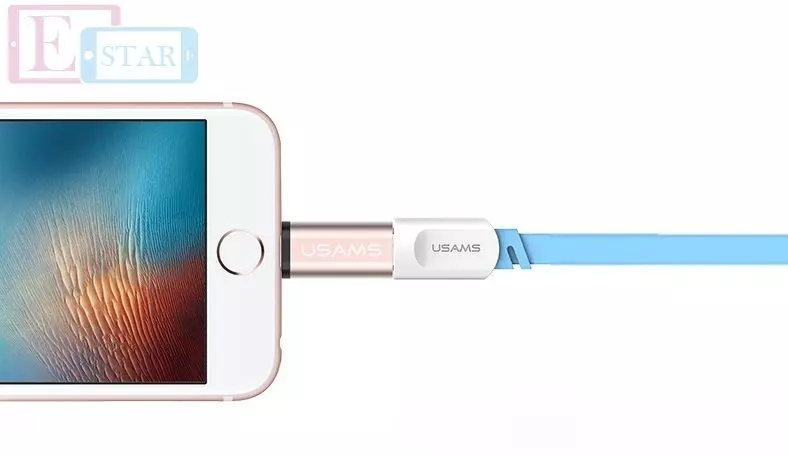 Переходник Lightning to Micro USAMS Adapter New Design для смартфонов Rose Gold (Розовое золото) Переходник Lightning to Micro USAMS Adapter New Design для смартфонов Rose Gold (Розовое золото)