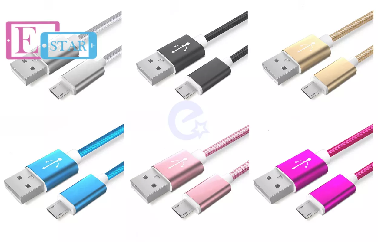 Кабель для зарядки и передачи данных Anomaly тканевая оплетка USB MicroUsb для смартфонов и телефона 1 м Pink (Розовый)