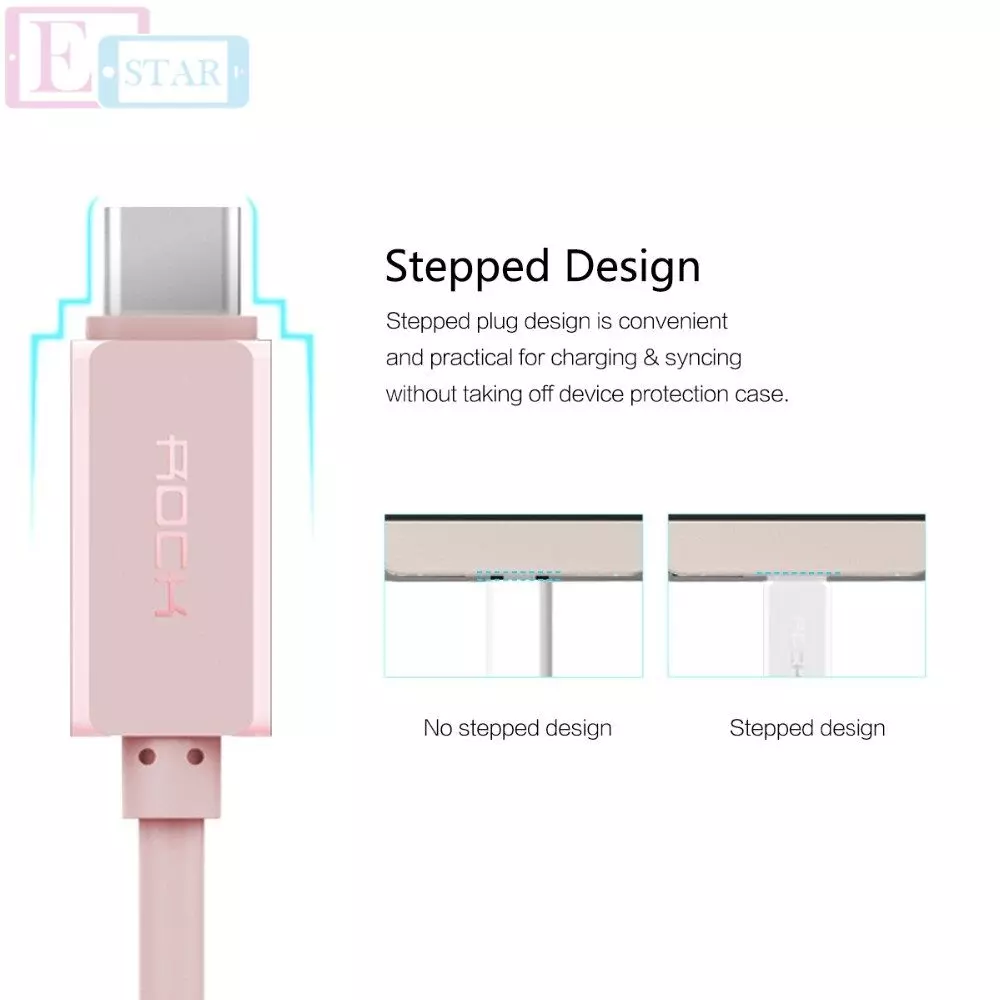 Кабель перехідник Type C to Lightning Rock 1 м Black (Чорний) RCB0414 Кабель перехідник Type C to Lightning Rock 1 м Black (Чорний) RCB0414