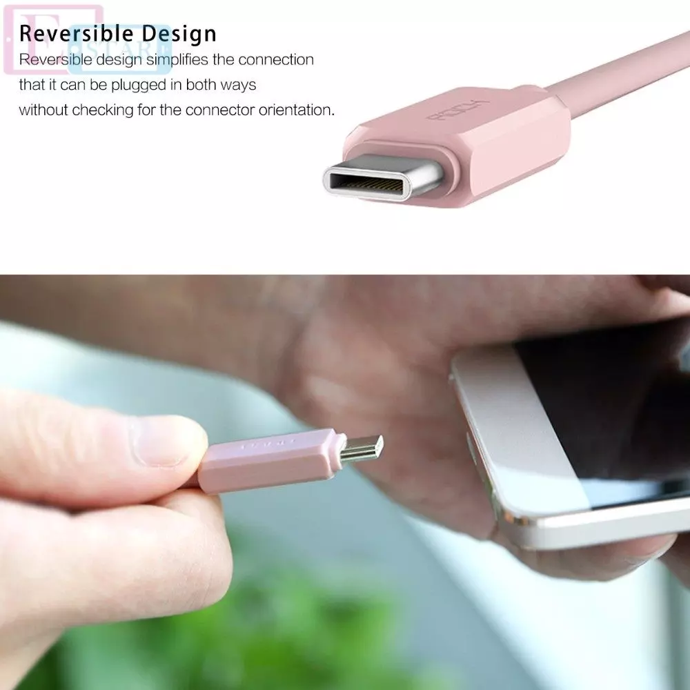 Кабель перехідник Type C to Lightning Rock 1 м White (Білий) RCB0414 Кабель перехідник Type C to Lightning Rock 1 м White (Білий) RCB0414