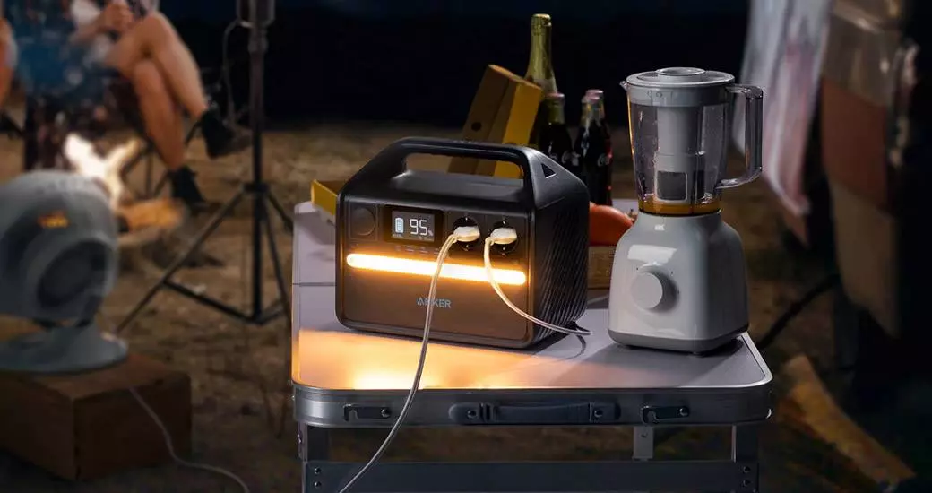 Портативна електростанція Anker 535 PowerHouse 512 Вт/год Black (Чорний) Портативна електростанція Anker 535 PowerHouse 512 Вт/год Black (Чорний)