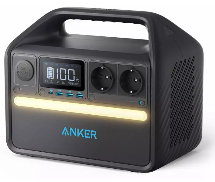 Портативна електростанція Anker 535 PowerHouse 512 Вт/год Black (Чорний) Портативна електростанція Anker 535 PowerHouse 512 Вт/год Black (Чорний)