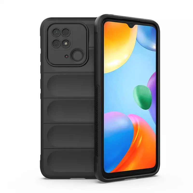 Протиударний чохол бампер для Xiaomi Redmi 10A / Redmi 9C Anomaly Beetle PRO Black (Чорний)