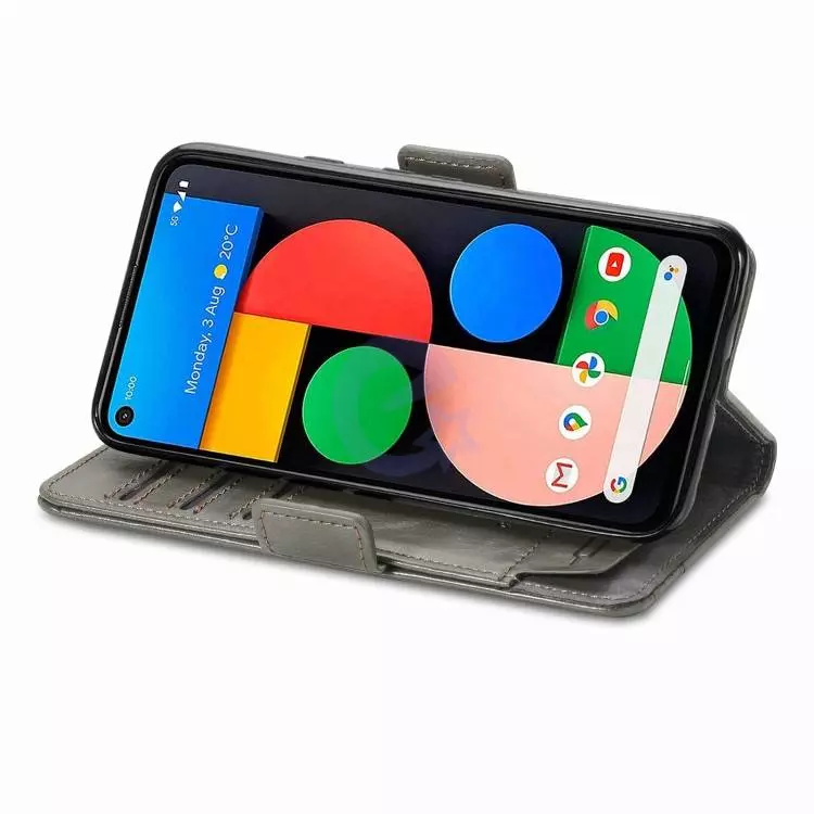 Чохол книжка для Google Pixel 5a 5G Anomaly Business Wallet Khaki (Хакі)