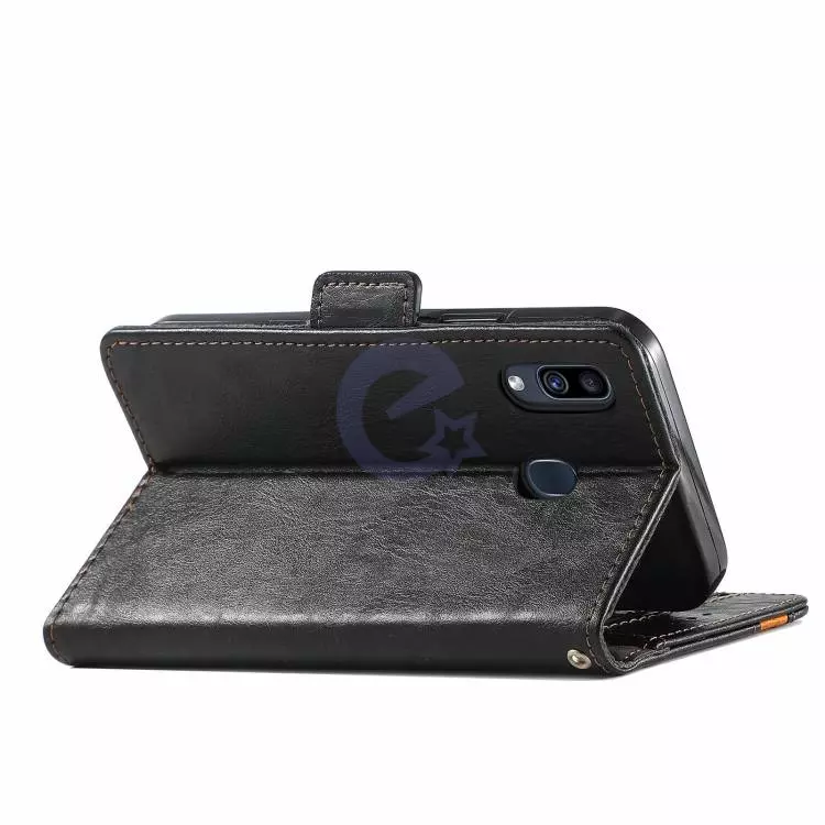 Чехол книжка для Motorola Moto G9 Power Anomaly Business Wallet Black (Черный)