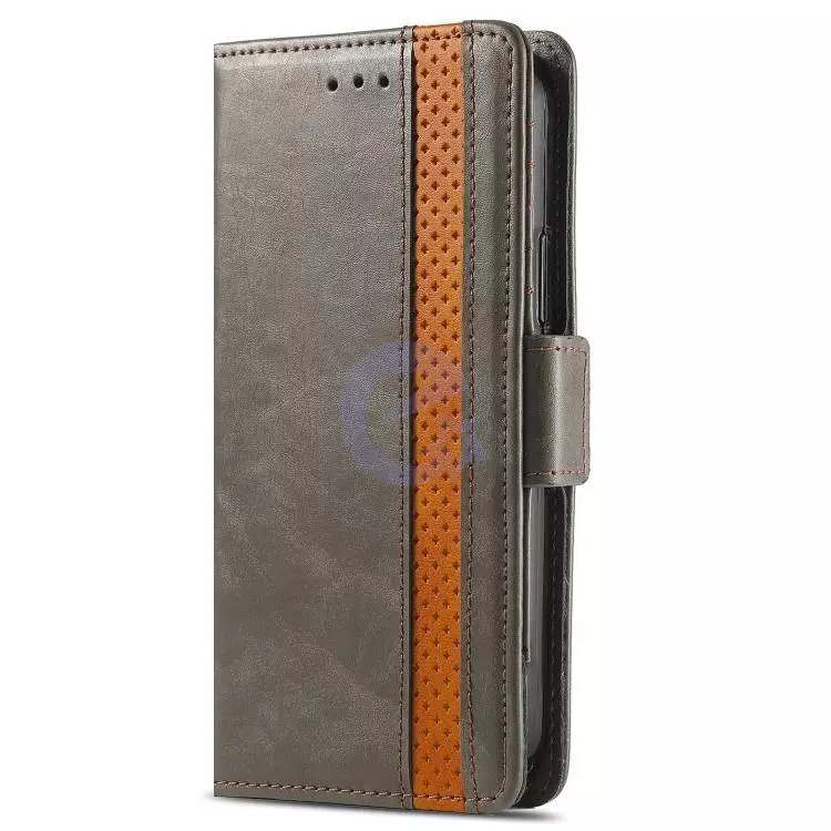 Чехол книжка для Xiaomi Redmi Note 10 Pro / Redmi Note 10 Pro Max Anomaly Business Wallet Khaki (Хаки)