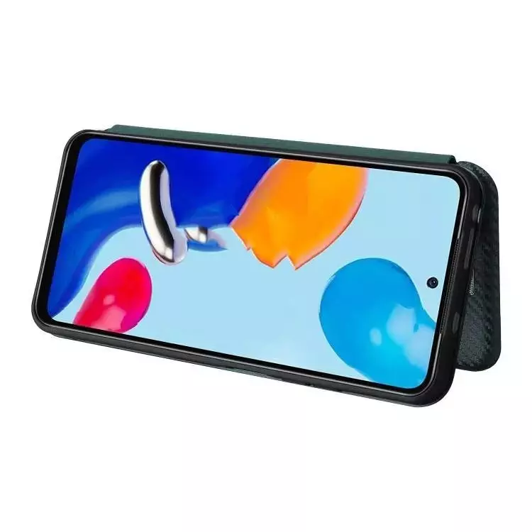 Чехол книжка для Infinix Zero X Pro Anomaly Carbon Book Green (Зеленый)