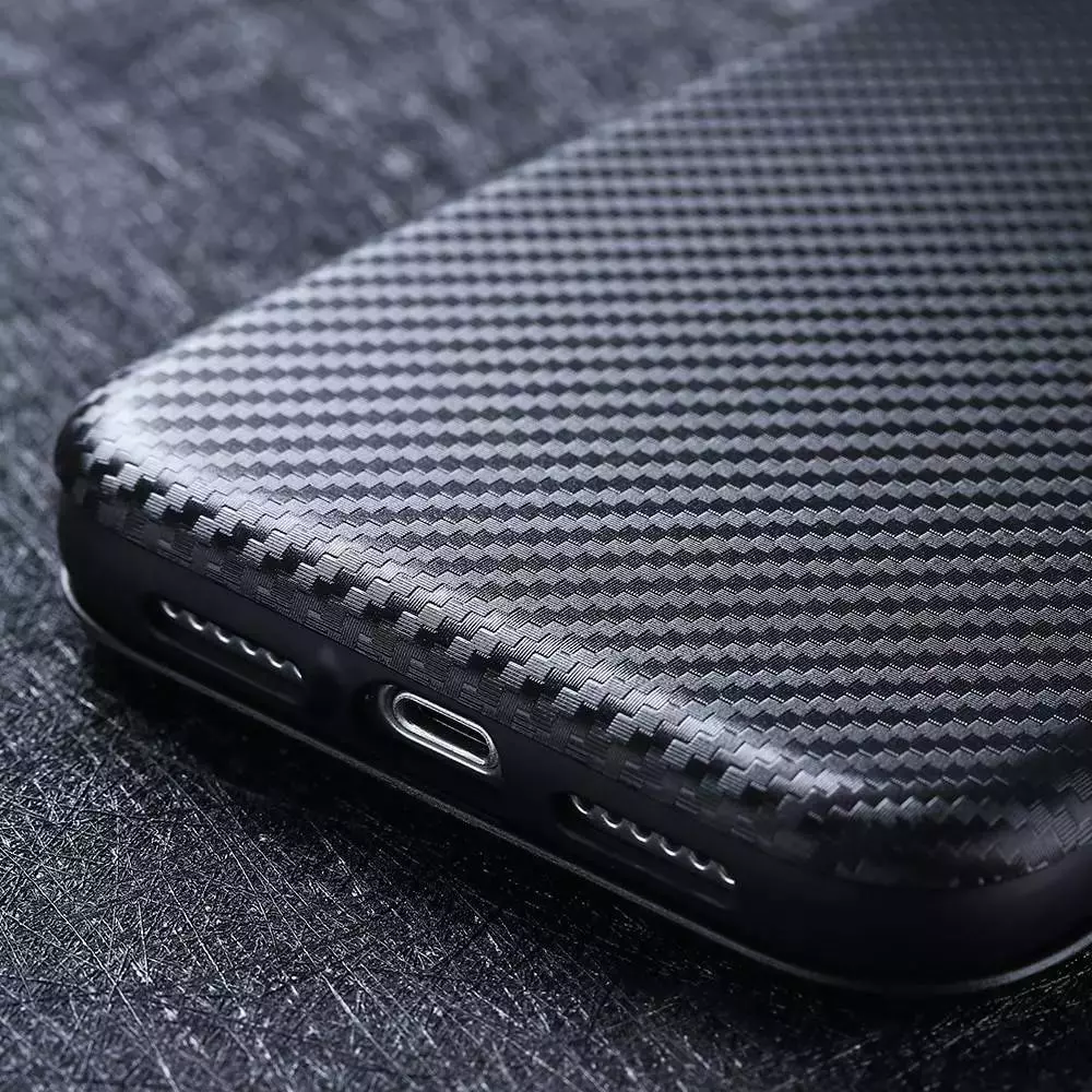 Чехол книжка для Vivo X90 Anomaly Carbon Book Black (Черный)