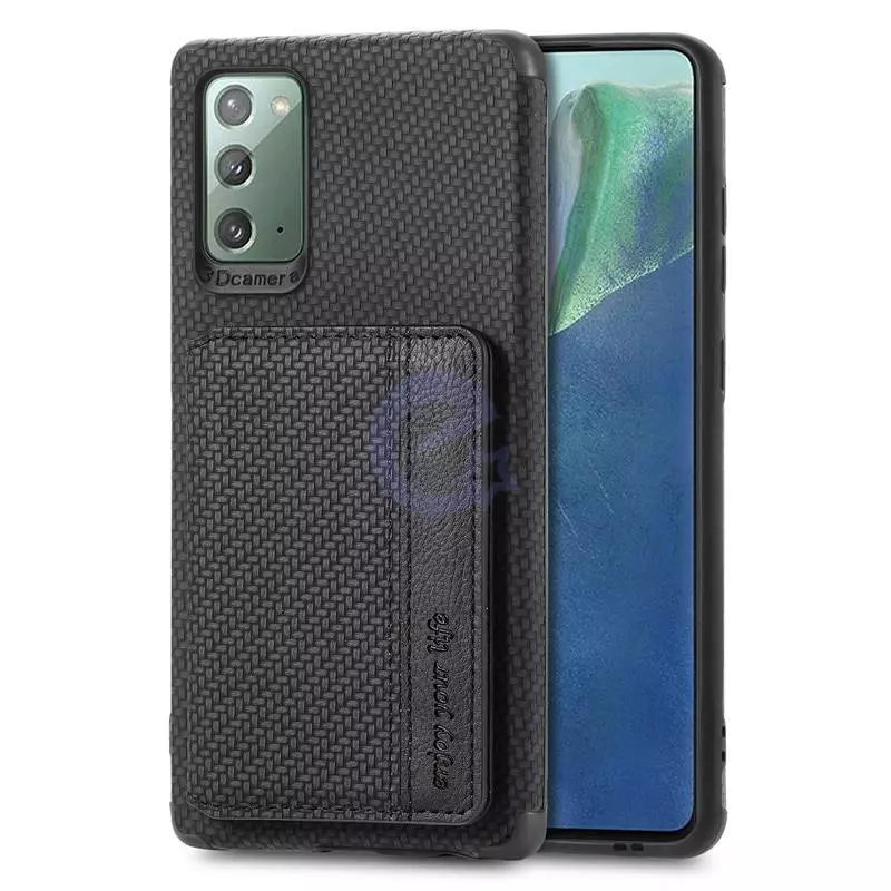 Чохол бампер для Motorola Edge 20 Anomaly Card Holder Black (Чорний)