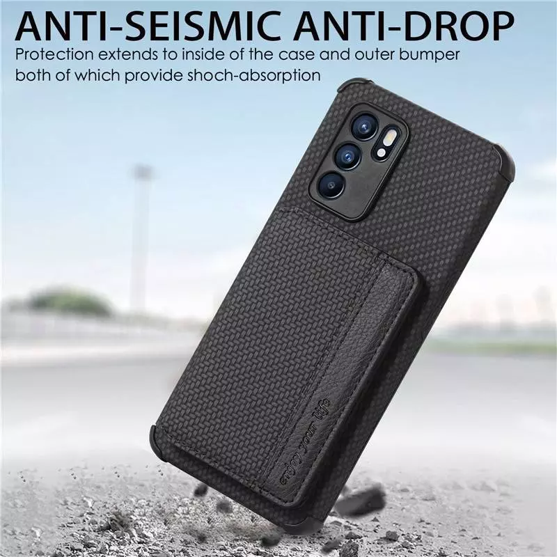 Чохол бампер для OnePlus 8 Pro Anomaly Card Holder Black (Чорний)