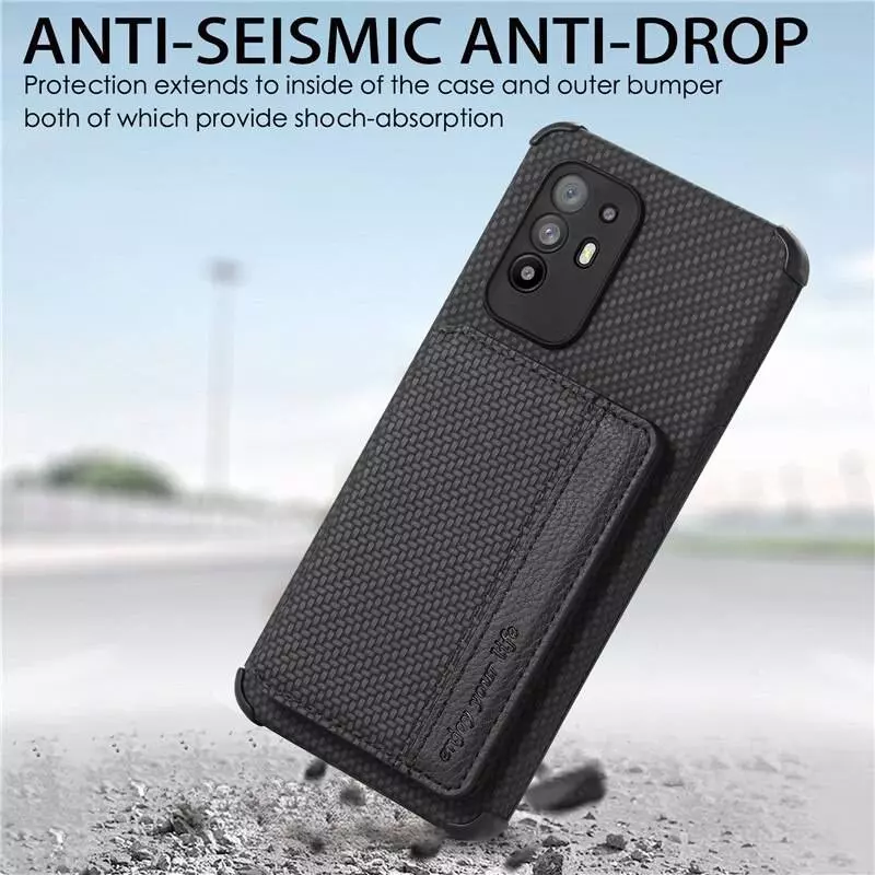 Чехол бампер для Oppo A94 / Reno 5 Lite Anomaly Card Holder Khaki (Хаки)