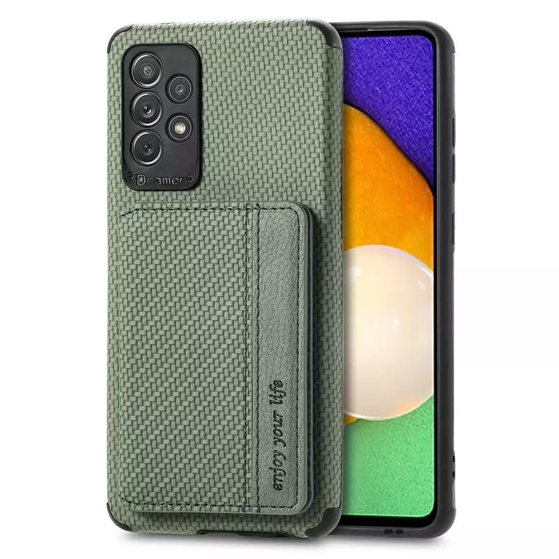 Чехол бампер для Samsung Galaxy A72 Anomaly Card Holder Green (Зеленый) Чехол бампер для Samsung Galaxy A72 Anomaly Card Holder Green (Зеленый)