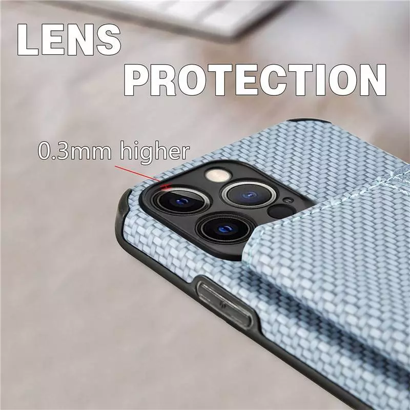 Чохол бампер для iPhone 13 Anomaly Card Holder Blue (Синій)