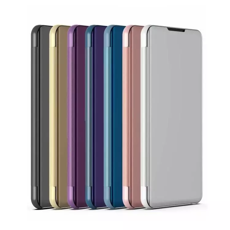 Интерактивная чехол книжка для Infinix Hot 11 Play Anomaly Clear View Silver (Серебристый)