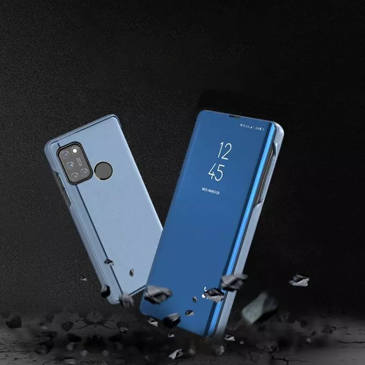 Интерактивная чехол книжка для Infinix Hot 11 Play Anomaly Clear View Silver (Серебристый)