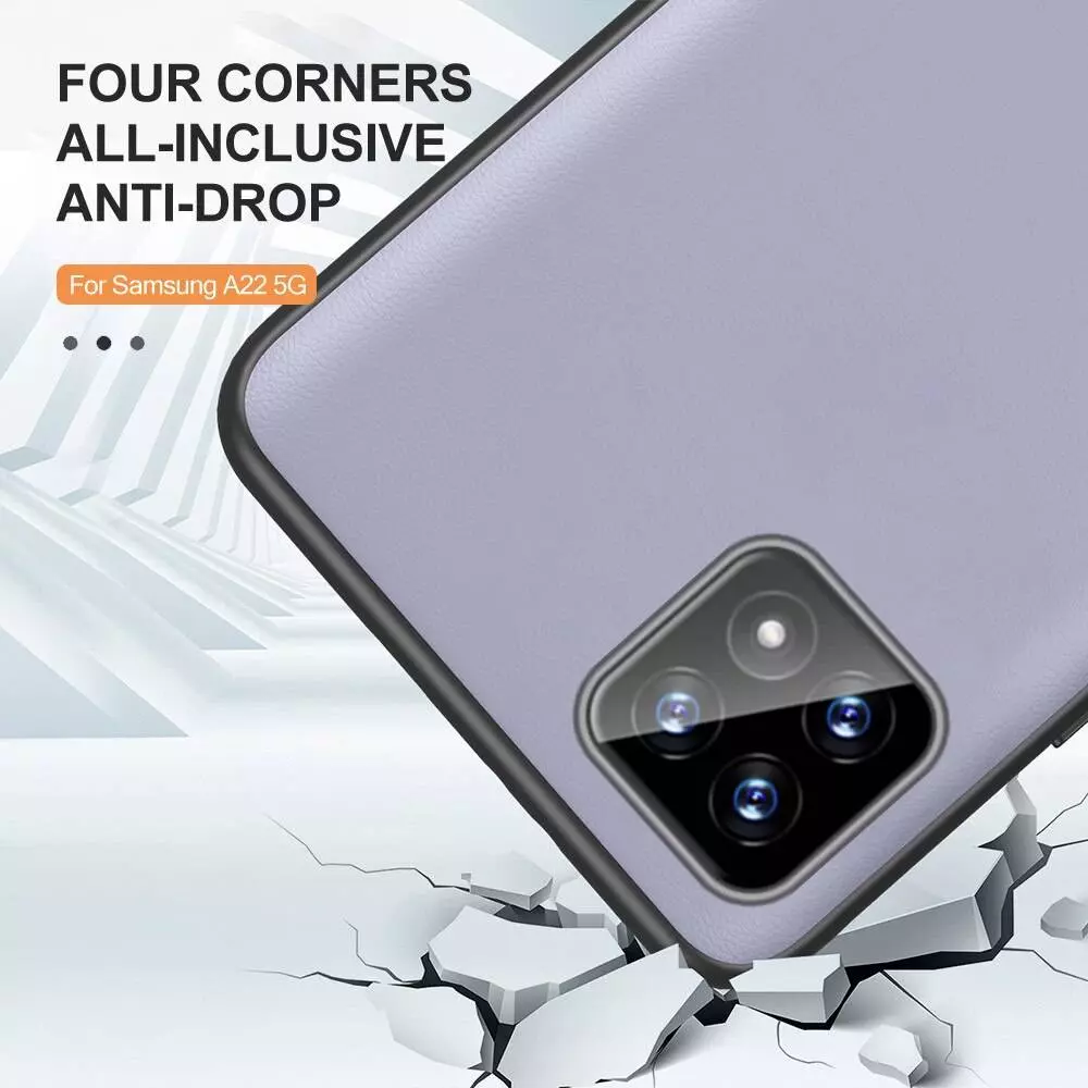 Чехол бампер для Samsung Galaxy A22 5G Anomaly Color Fit Purple (Пурпурный)