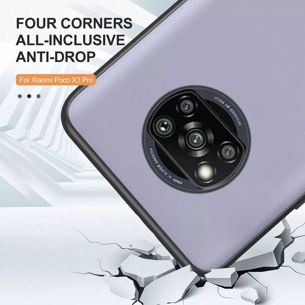 Чехол бампер для Xiaomi Poco X3 NFC / Poco X3 Pro Anomaly Color Fit Black (Черный)