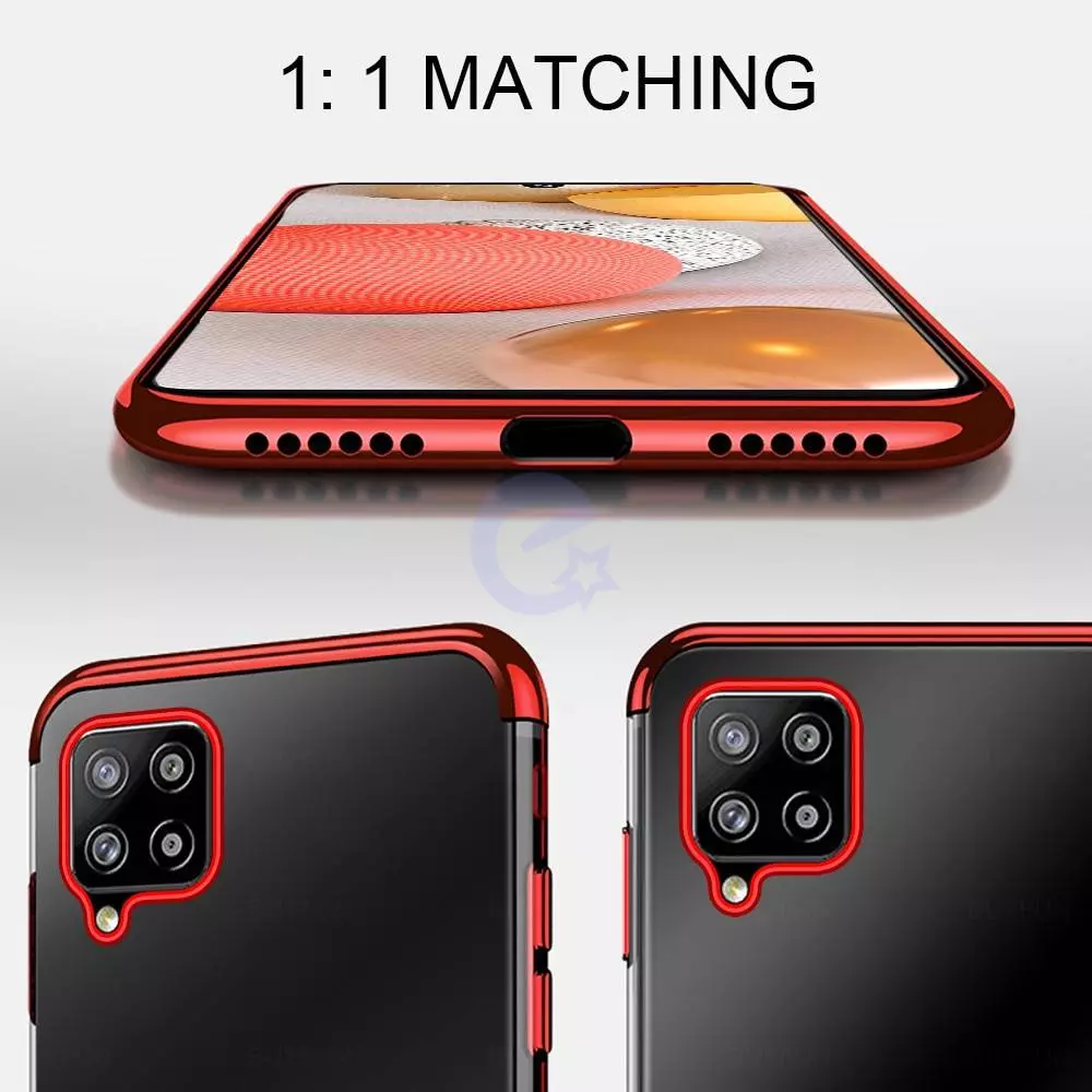 Чехол бампер для Samsung Galaxy M33 Anomaly Color Plating Red (Красный)