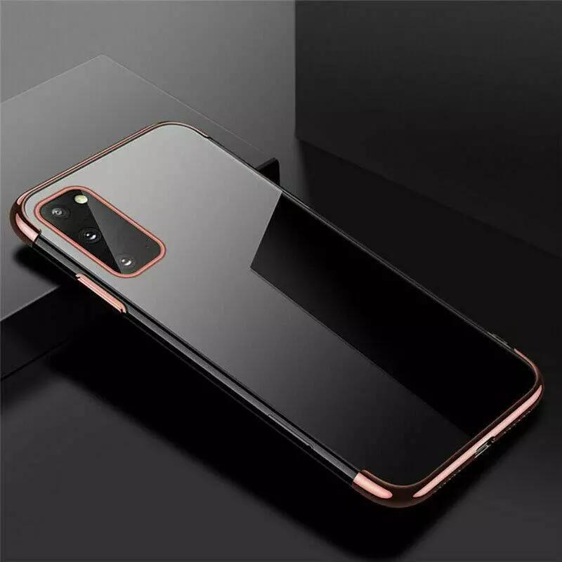 Чохол бампер для Samsung Galaxy S20 FE Anomaly Color Plating Rose Gold (Рожеве золото)