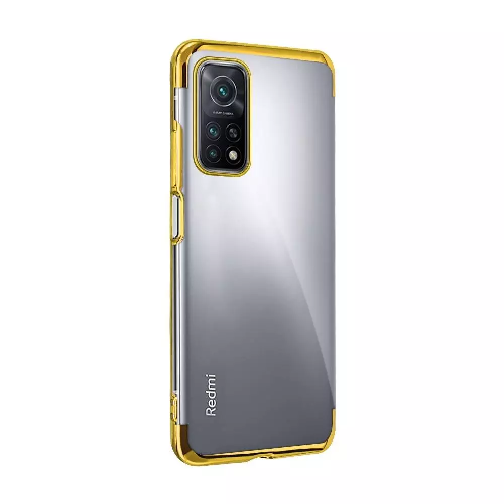 Чохол бампер для Vivo V21 Anomaly Color Plating Gold (Золотий)