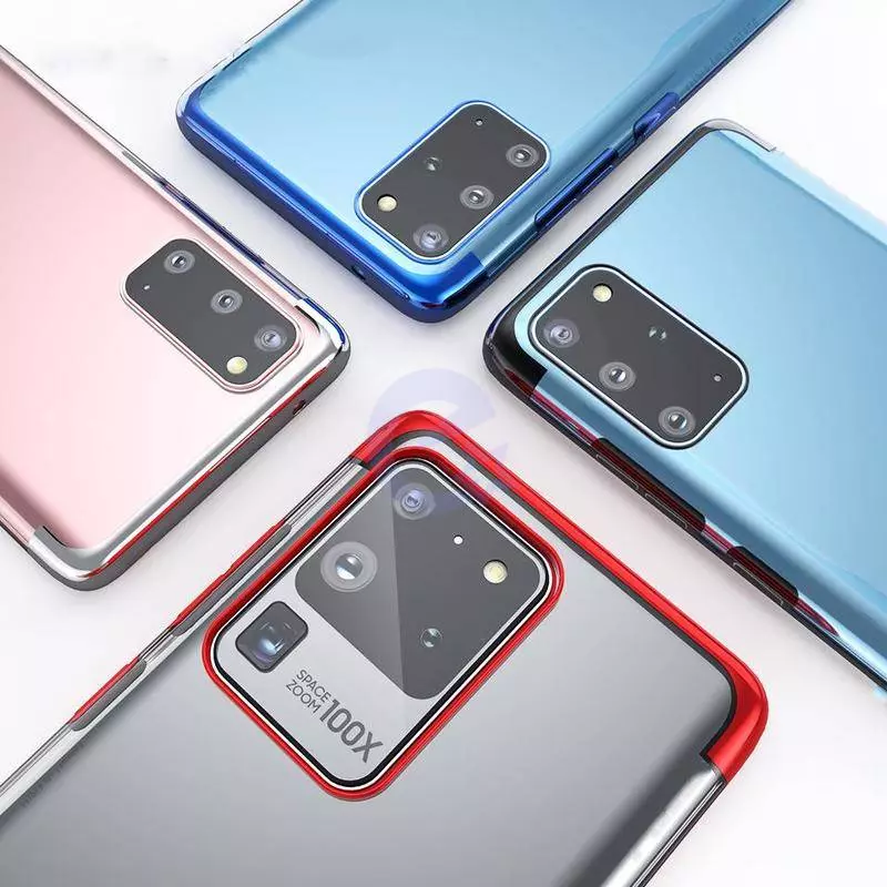 Чехол бампер для Xiaomi Poco M5s / Redmi Note 10 / Redmi Note 10S Anomaly Color Plating Blue (Синий)